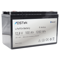Batteria LiFePO4 12,8V 100Ah "ARTICA" con Bluetooth e pre-riscaldatore