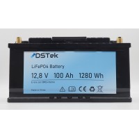 Batteria LiFePO4 12,8V 100Ah E-line "ribassata" anche sottosedile (35*17*19 cm) anche drop-in